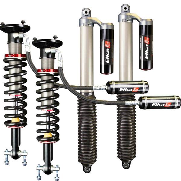 Elka - Elka 2.5 RESERVOIR FRONT & REAR SHOCKS KIT for FORD F-150 4x4, 2014 to 2019 (0 in. to 2 in. lift) 90032