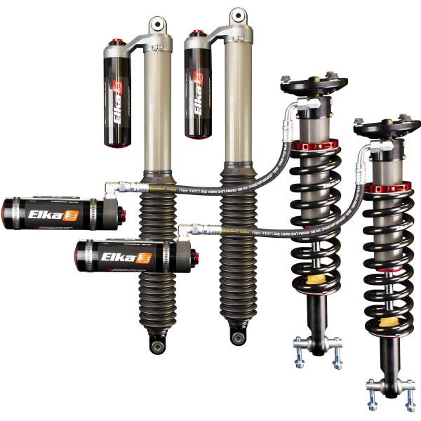 Elka - Elka 2.5 DC RESERVOIR FRONT & REAR SHOCKS KIT for FORD F-150 4x4, 2014 to 2019 (2 in. to 3 in. lift) 90087