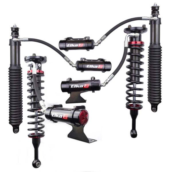 Elka - Elka 2.5 RESERVOIR FRONT & REAR SHOCKS KIT for TOYOTA TUNDRA, 2007 to 2020 (0 in. to 2 in. lift) 90233