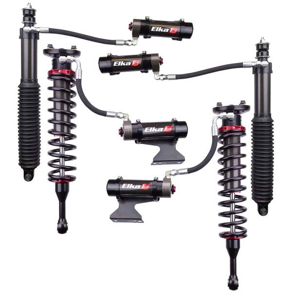 Elka - Elka 2.5 DC RESERVOIR FRONT & REAR SHOCKS KIT for TOYOTA TUNDRA, 2007 to 2020 (2 in. to 3 in. lift) 90263