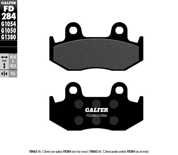 Galfer - Galfer Semi-Metallic Compound - FD284G1054
