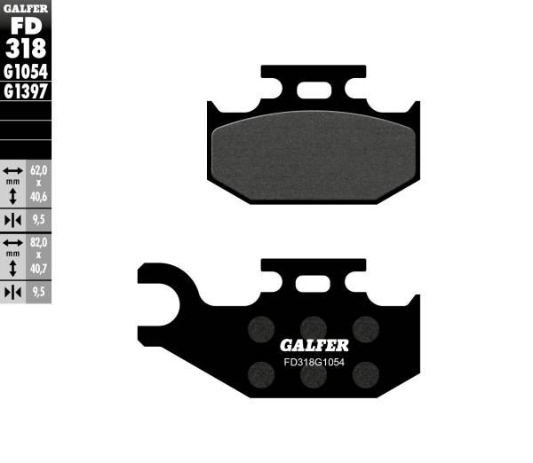Galfer - Galfer Semi-Metallic Compound - FD318G1054