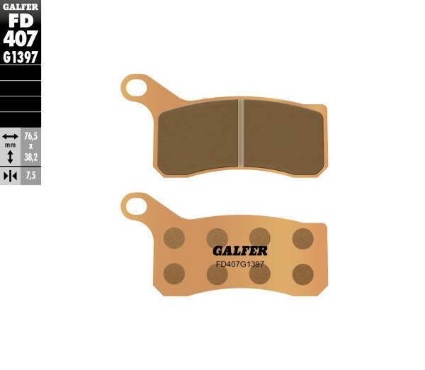 Galfer - Galfer HH Sintered Compound - FD407G1397