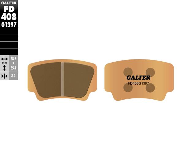 Galfer - Galfer HH Sintered Compound - FD408G1397