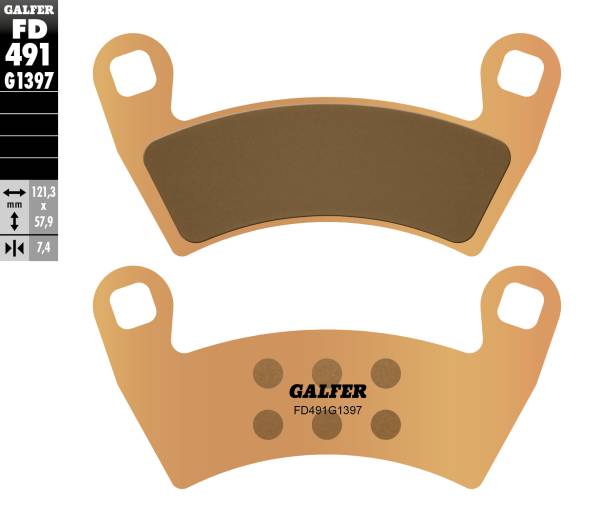 Galfer - Galfer HH Sintered Compound - FD491G1397