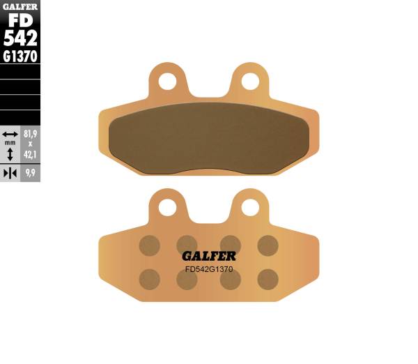 Galfer - Galfer HH Sintered Ceramic Compound - FD555G1375