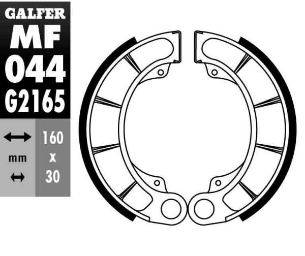 Galfer - Galfer Brake Shoe - MF044