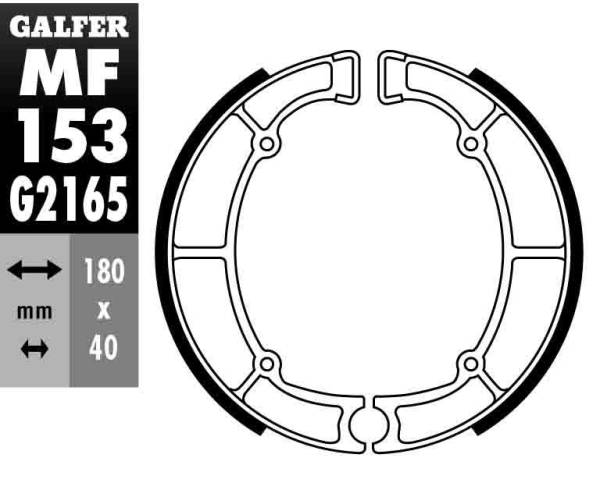 Galfer - Galfer Brake Shoe - MF153
