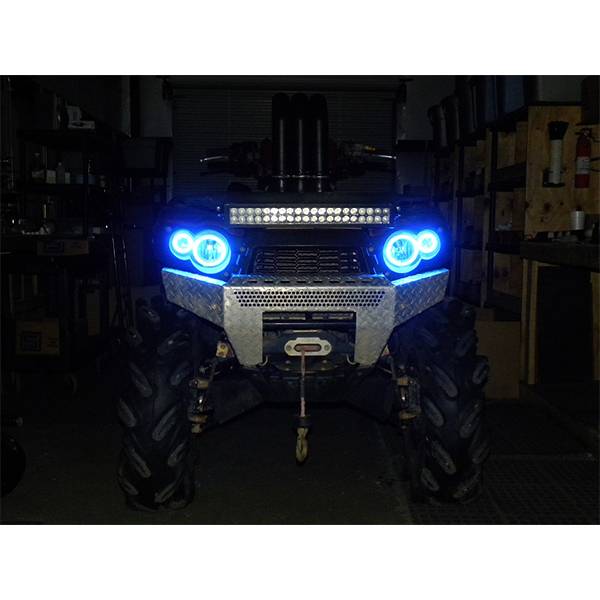 Snorkel Your ATV - SYA Angel Eyes LED Kit for Kawasaki Brute Force 650 05-11 - White SYA ANGEL EYES #0146 - 55-30002
