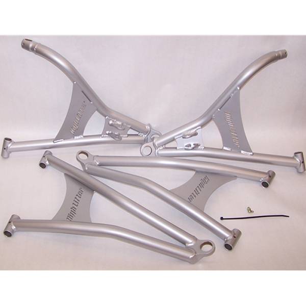 High Lifter - Front Forward Upper & Lower Control Arms for Polaris RZR 900 ''S''  60'' - Silver MCFFA-RZR9-2-S - 79-12485