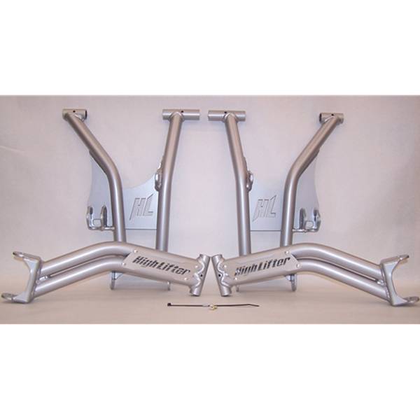 High Lifter - Rear Raked Upper and Lower Control Arm Set for Polaris RZR 900 ''S'' - Silver MCRRA-RZR9-2-S - 79-12596