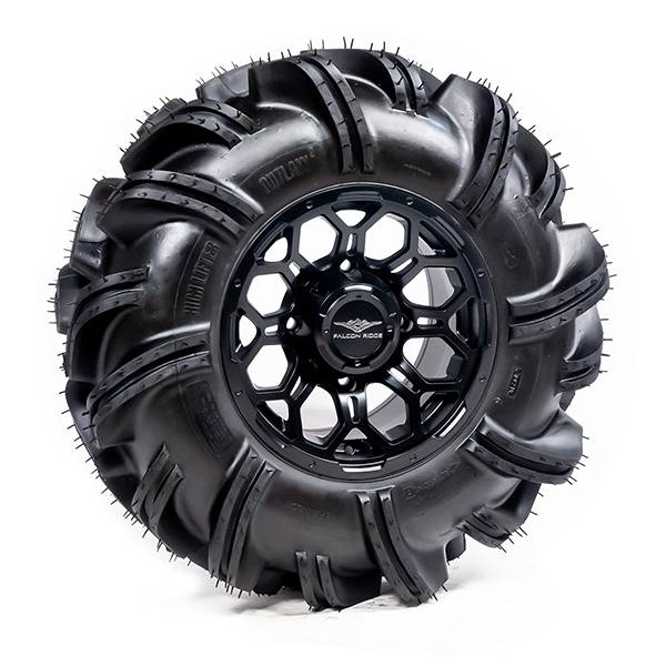High Lifter - Pre-Mounted - 32.5-10.5-14 Outlaw 2 Tire with Soar HC-8S 14x7 4/137 5+2 Matte Black Wheel 8012205OUTLAW2325X10 - A20-153