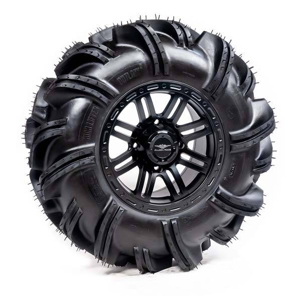 High Lifter - Pre-Mounted - 32.5-10.5-14 Outlaw 2 Tire with Glide SBL-8S 14x7 4/137 5+2 Matte Black Wheel 8012205OUTLAW2325X10 - A20-159