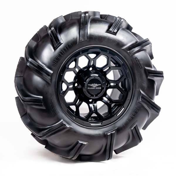 High Lifter - Pre-Mounted - 28-9-14 Outlaw 3 Tire with Soar HC-8S 14x7 4/137 5+2 Matte Black Wheel 8012213OUTLAW328X9X1 - A20-293