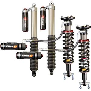Elka - Elka 2.5 DC RESERVOIR FRONT & REAR SHOCKS KIT for FORD F-150 4x4, 2014 to 2019 (0 in. to 2 in. lift) 90031