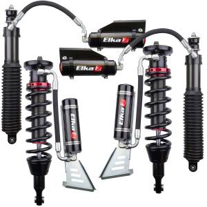 Elka - Elka 2.5 RESERVOIR FRONT & REAR SHOCKS KIT for TOYOTA 4RUNNER, 2010 to 2022 (with KDSS) (0 in. to 2 in. lift) 90282
