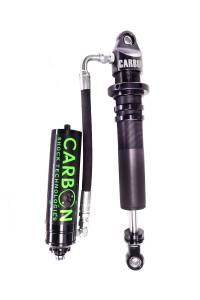 Carbon Shocks - 2.5 Inch Diameter Coilover 10 Inch Travel Adjustable Reservoir 3.5 Inch Rod End Carbon Shocks