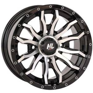 Tires and Wheels - High Lifter - 22x7 4/137 4+3 (+10mm) High Lifter HL21 - Gloss Blk-Mach