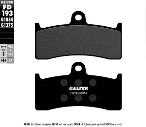 Galfer Semi-Metallic Compound - FD193G1054