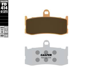 Galfer HH Sintered Ceramic Compound - FD414G1375