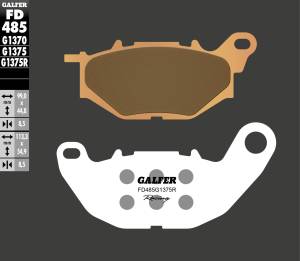 Brakes - Brake Pads - Galfer - Galfer Ceramic HH Race Compound - FD485G1375R