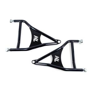 APEXX Front Forward Upper & Lower Control Arms Can-Am Maverick X3 (72'' models) (Black with Ball Joints Installed) HDFFA-CMX3-B-BJI - 79-12220