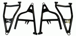Front Forward Upper & Lower Control Arms Polaris RZR XP 1000 2017 - Red with Ball Joints Preinstalled MCFFA-RZR1-1-R-BJI - 79-12465