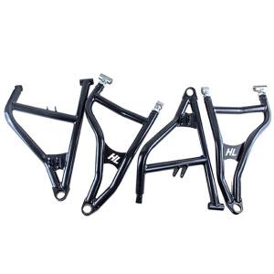 APEXX Front Forward Arms Polaris RZR 1000 XP - Black with APEXX Ball Joints Pre-installed HDFFA-RZR1-2-B1-APX - 79-16429