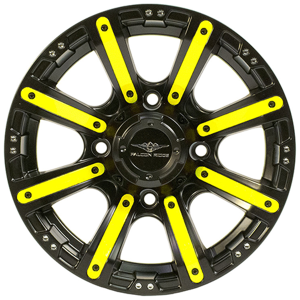 Falcon Ridge Color Accent Kit - Yellow, Raptor CI-8S, 14 Inch Wheel, 4/137 80-10118 - 80-10118