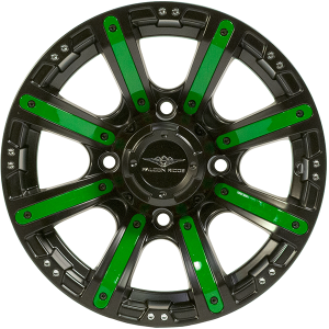 Falcon Ridge Color Accent Kit - Green, Raptor CI-8S, 15 Inch Wheel, 4/137 80-10123 - 80-10123
