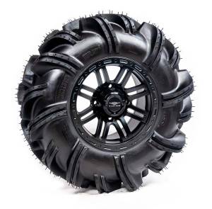 Pre-Mounted - 32.5-10.5-14 Outlaw 2 Tire with Glide SBL-8S 14x7 4/137 5+2 Matte Black Wheel 8012205OUTLAW2325X10 - A20-159