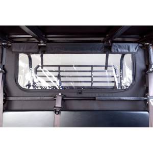 Seizmik Soft Rear Windshield & Dust Panel- Kawasaki Mule Pro FX/FXT PANEL, 2015-2018 PRO - 50-04028KIT