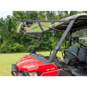 Seizmik Flip-Up Versa-Vent Windshield for the Can-Am Defender - Scratch-Res-Poly 50-50247KIT - 50-50247KIT